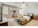 Spacious bedroom with plush carpet, large bed, and ample natural light at 5341 Hill Nw Rd, Acworth, GA 30101