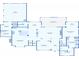 Main floor plan with kitchen, living room, primary suite and office at 5341 Hill Nw Rd, Acworth, GA 30101