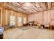 Unfinished basement area with exterior access and storage at 5341 Hill Nw Rd, Acworth, GA 30101