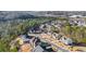 Community aerial view showcasing well-maintained homes and lush landscaping at 514 Perdue Trl, Canton, GA 30115