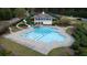 Community pool featuring clear water, and surrounding amenities at 514 Perdue Trl, Canton, GA 30115