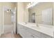 Shared bathroom with double vanity and tile flooring at 1251 Irwin Lake Way, Marietta, GA 30064