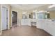 Spacious Primary bathroom boasts double vanities, a large soaking tub, and separate shower at 1251 Irwin Lake Way, Marietta, GA 30064