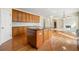 Kitchen with large island and ample cabinet space at 1251 Irwin Lake Way, Marietta, GA 30064