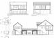 Detailed floor plans and cross sections of a house at 1907 Lakewood Ave, Atlanta, GA 30315