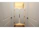 Unique bathroom entry with double doors leading into a luxurious space at 351 Washington Ne Ave # 208, Marietta, GA 30060