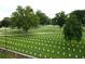 Cemetery with lush green grass, headstones, and surrounding trees at 351 Washington Ne Ave # 208, Marietta, GA 30060