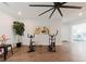 Bright home gym featuring exercise equipment and a leafy green plant at 147 Bowen Sw Cir, Atlanta, GA 30315