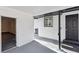 Private back patio with access to the garage at 2592 Baker Nw Rd, Atlanta, GA 30318