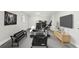 Home gym with exercise equipment and TV at 2592 Baker Nw Rd, Atlanta, GA 30318