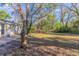 Large backyard with mature trees and grassy area at 3147 Canary Ct, Decatur, GA 30032