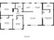 1134 sq ft floor plan, 3 bedrooms, 2 baths, large living room at 3147 Canary Ct, Decatur, GA 30032