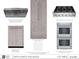 Selection of high-end kitchen appliances including a range hood, gas range, dishwasher, and double wall oven at 11792 Serenbe Ln, Chattahoochee Hills, GA 30268