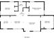 Floor plan showing 3 bedrooms, 1 bath, kitchen, and living room at 1360 Lockhaven Sw Cir, Atlanta, GA 30311