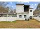 Backyard featuring modern exterior and privacy fence at 2208 Baker Nw Rd, Atlanta, GA 30318