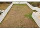 Aerial view of a large fenced in backyard at 2208 Baker Nw Rd, Atlanta, GA 30318