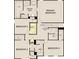 Detailed floor plan shows second floor layout including primary bedroom, additional bedrooms and laundry room at 688 Calvet Way, Cumming, GA 30041