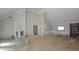 Large living area with vaulted ceiling and two fireplaces, currently under construction at 331 Morgan Rd, Temple, GA 30179