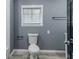 Updated bathroom with new toilet and flooring at 4598 Flint Hill Rd, Austell, GA 30106
