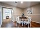 Bright dining room with seating for four at 516 Richards Rd, White, GA 30184