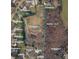 Aerial view of the property with parcel lines, surrounding streets and neighboring homes at 4345 Wellington Pl, Cumming, GA 30040