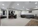 Large open basement with space for office, living, and sleeping arrangements, offering flexibility at 192 Chicopee Ne Dr, Marietta, GA 30060