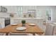 Eat-in kitchen with island and stainless steel appliances at 3404 Mount Olive Rd, Atlanta, GA 30344