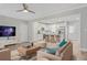Open living space with kitchen and hardwood floors at 3404 Mount Olive Rd, Atlanta, GA 30344