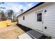 The home's backyard features level ground, fresh mulch, and a privacy fence at 860 Gardner Sw St, Austell, GA 30168