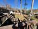 A view of the backyard from the wooden deck at 3928 Potomac Nw Dr, Kennesaw, GA 30144