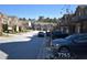 Residential street view showcasing townhouses at 7765 Haynes Park Cir, Lithonia, GA 30038