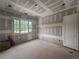 Bedroom showcasing large windows for natural light and unfinished walls at 839 Braselton Hwy, Lawrenceville, GA 30043