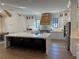 Modern kitchen featuring a large island with seating, stainless steel appliances, and custom cabinetry at 839 Braselton Hwy, Lawrenceville, GA 30043