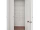 Storage closet featuring shelving and a neutral carpet at 7260 Eton Ln, Locust Grove, GA 30248