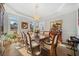 Spacious dining room featuring hardwood floors and large windows at 125 Hillcrest Trce, Fayetteville, GA 30215