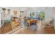 Gathering room with hardwood floors, built-in shelves, and fireplace at 125 Hillcrest Trce, Fayetteville, GA 30215