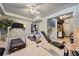 Home gym with treadmill, elliptical, and weight bench at 125 Hillcrest Trce, Fayetteville, GA 30215