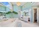 Main bathroom with soaking tub and walk-in shower at 125 Hillcrest Trce, Fayetteville, GA 30215