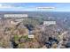 Aerial view highlighting home location near school and main roads at 1608 Woodcliff Ne Dr, Atlanta, GA 30350