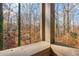 Deck view of wooded area with fall foliage at 1608 Woodcliff Ne Dr, Atlanta, GA 30350