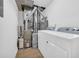 Laundry room with washer, dryer and HVAC at 1608 Woodcliff Ne Dr, Atlanta, GA 30350
