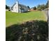 Spacious backyard with a well-maintained lawn and wooden fence, offering privacy and room for recreation at 575 Dunagan Dr, Lawrenceville, GA 30045