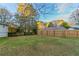 Backyard with a wooden fence at 2098 Mallard Crst, Lithonia, GA 30058