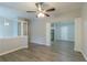Spacious living room with hardwood floors and a view to the kitchen at 2098 Mallard Crst, Lithonia, GA 30058