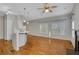 Spacious living area featuring hardwood floors and plantation shutters at 225 Carlyle Park Ne Dr, Atlanta, GA 30307