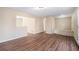 Spacious living room with wood-look floors and loft at 2970 Eleanor Nw Ter, Atlanta, GA 30318