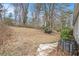 Simple backyard with a sloped terrain and some trees at 1903 Meadow Ln, Decatur, GA 30032