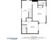 Third floor plan showing additional bedroom and bathroom at 147 Hubbard Rd, Woodstock, GA 30188