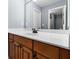 Bathroom with vanity, sink, and large mirror at 5040 Wildeoak Trl, Douglasville, GA 30135