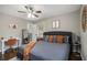 Bright bedroom with hardwood floors and a large bed at 2418 Brookdale Ne Dr, Atlanta, GA 30345